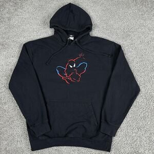 Marvel Spider-Man Hoodie Mens XL Universal Studios Pullover Sweatshirt